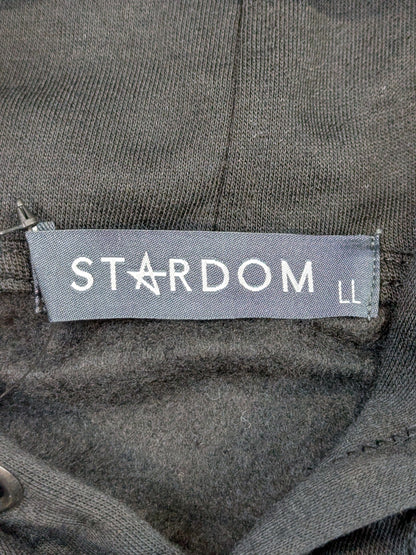 Stardom × Avale STARLIGHT KID  Pullover hoodie  (Black)