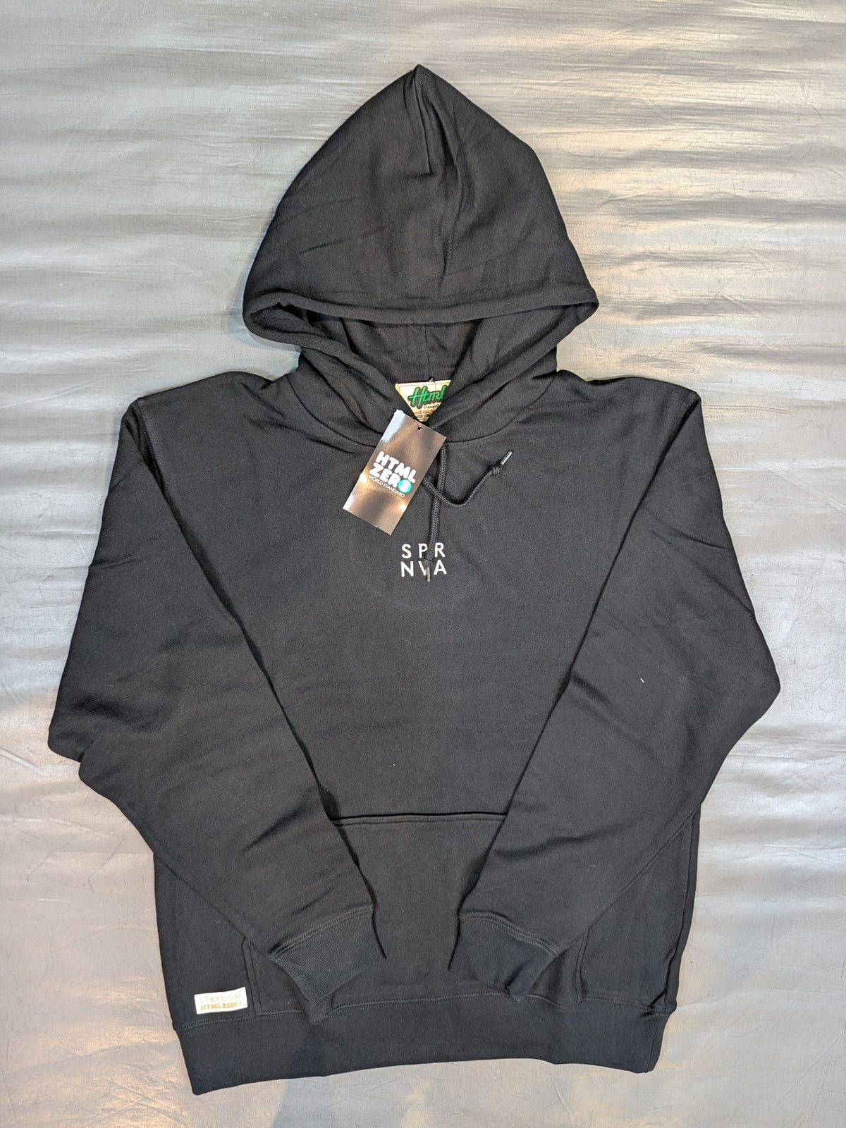 HTML ZERO3× STARDOM Kosuke Amasaki Collaboration Pullover hoodie  (Black)