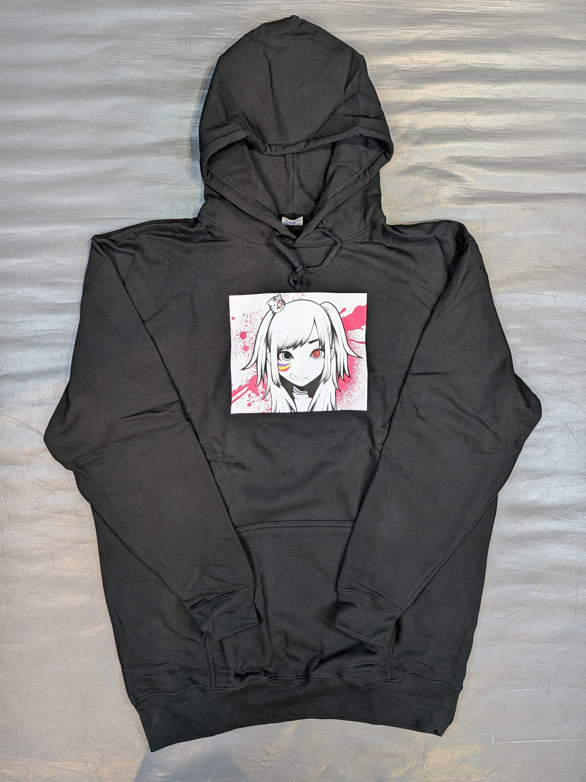 UNAGI SAYAKA "Gyan" Pullover Hoodie  (1) (Black)