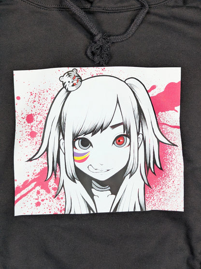 UNAGI SAYAKA "Gyan" Pullover Hoodie  (1) (Black)