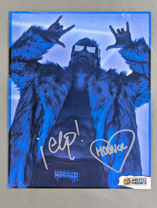 ★WRESTLE KINGDOM 19★ El Phantasmo  hand signed autograph Pro-Photo 
