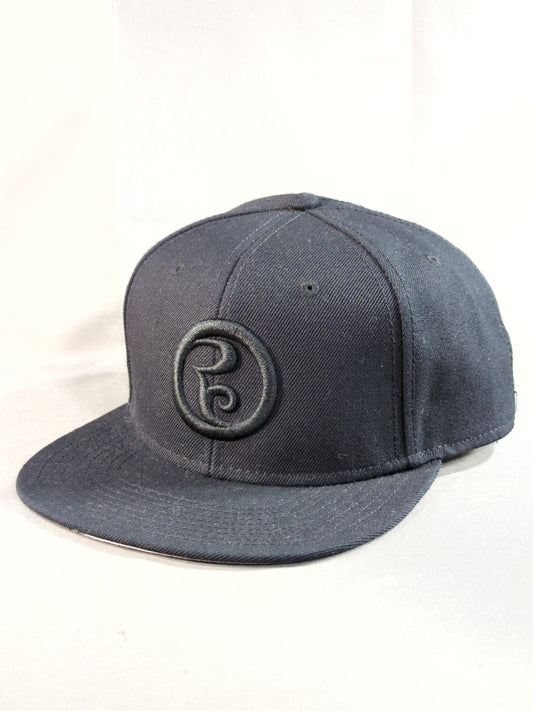 ROLLING CRADLE Logo Cap (2) (Black×Black)