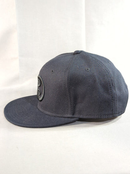ROLLING CRADLE Logo Cap (2) (Black×Black)