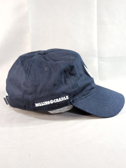 ROLLING CRADLE Logo Cap (3) (Black× White)