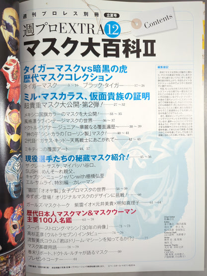 週刊プロレス別冊111 マスク大百科Ⅱ タイガーマスクvs暗闇の虎 歴代マスクコレクション