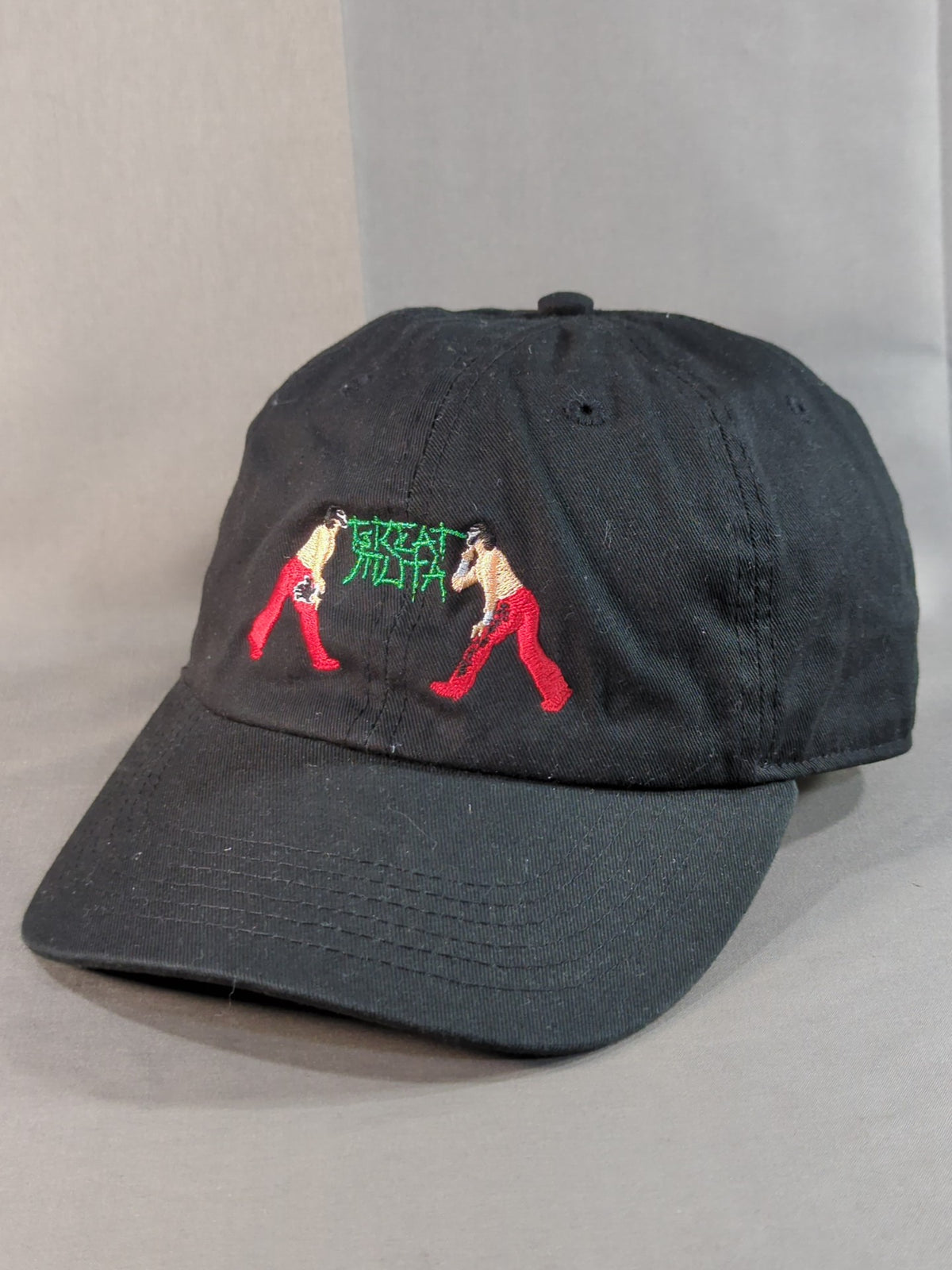 Great  Muta ×HAOMING Collaboration Embroidered Cap (1) (Black)