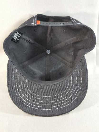 Piledriver Harajuku "ROCK SKULL" Cap (Black×White)