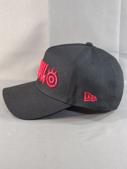 内藤哲也×NEW ERA(R) 9FORTY(TM) A-Frame キャップ(ブラック×レッド)