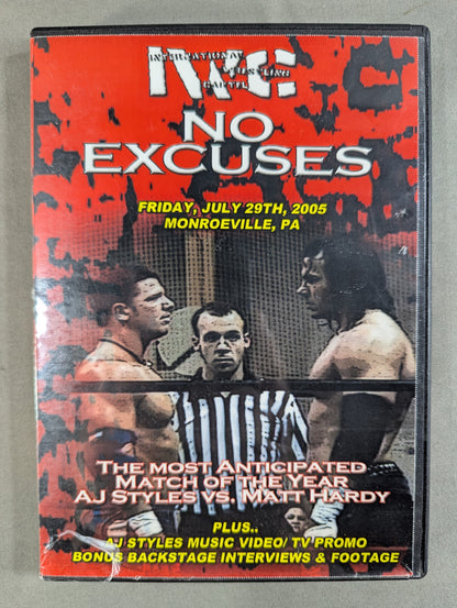 IWC NO EXCUSES ★AJ STYLES vs MAT HARDY★