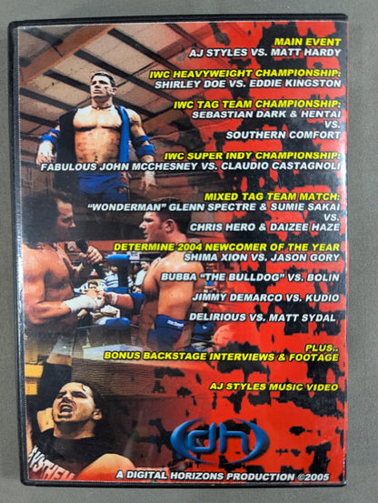 IWC NO EXCUSES ★AJ STYLES vs MAT HARDY★