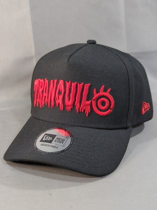Tetsuya Naito ×NEW ERA(R) 9FORTY(TM) A-Frame Cap (2) (Black×Red)