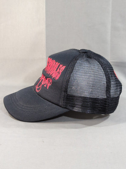 L.I.J Mesh Cap (5) (TRANQUILO/Black×Red)