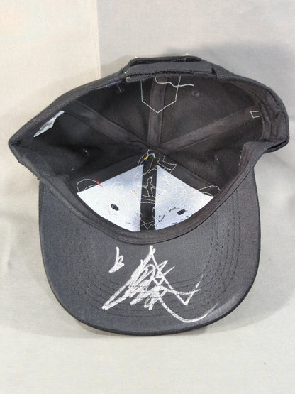 【hand signed autograph】 BUSHI  Marbu Carabella Cap (Black & White & Gold)