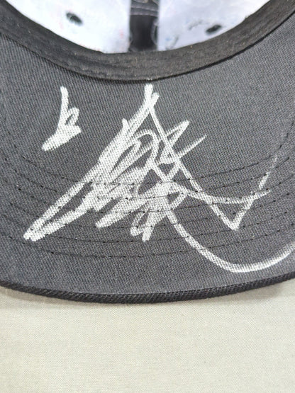 【hand signed autograph】 BUSHI  Marbu Carabella Cap (Black & White & Gold)
