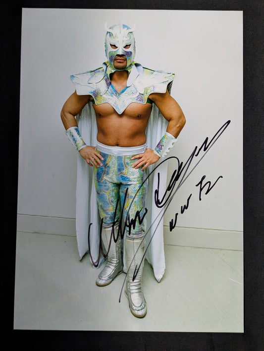 Ultimo Dragon hand-signed autograph large photo (2)