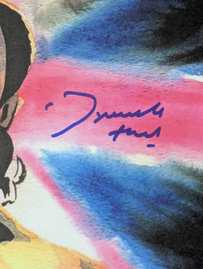 Dynamite Kid Hand Signed Autograph  Large Format Pro-Photo 