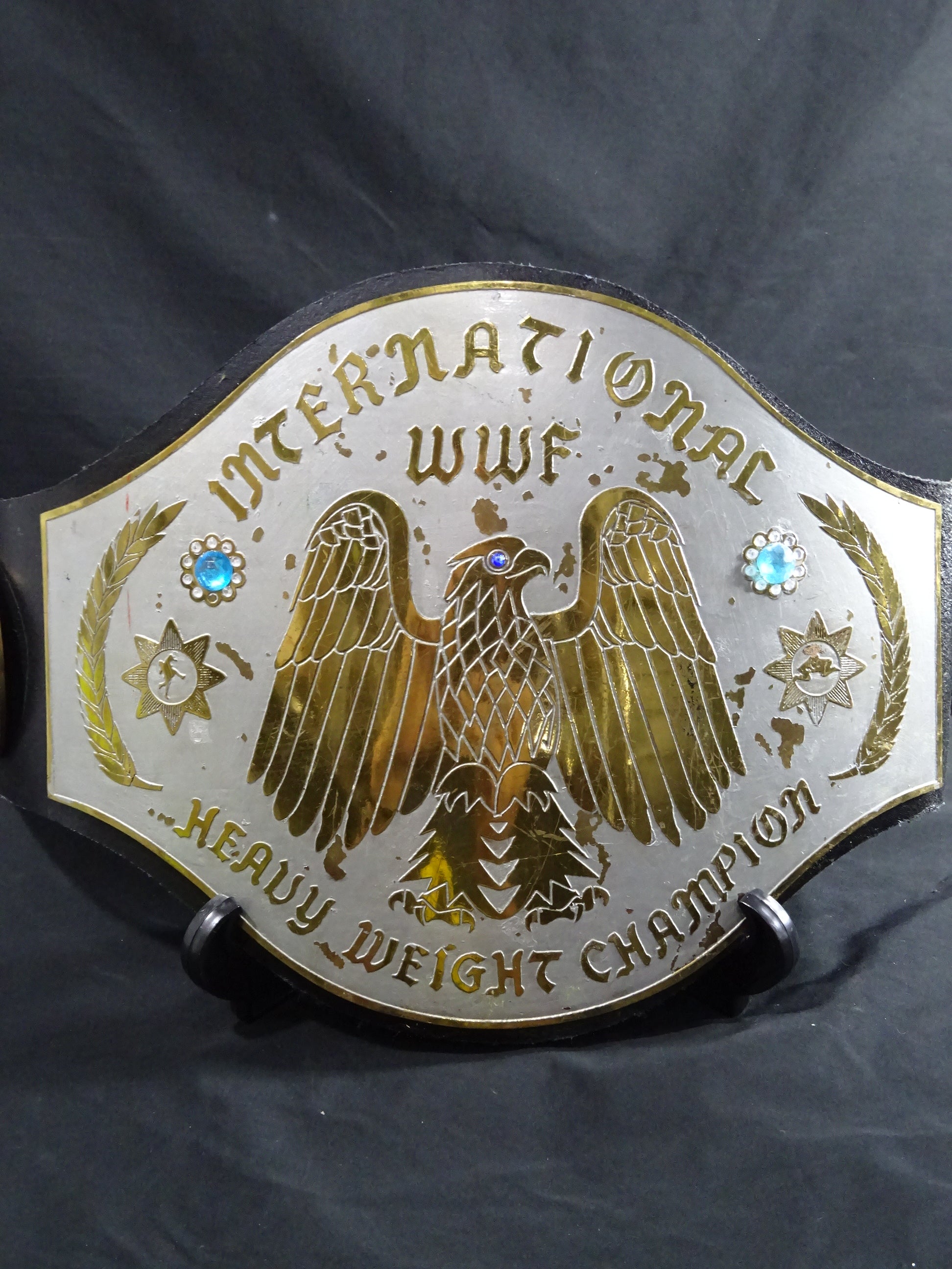 【希少】WWF世界ヘビー級選手権王座 レプリカ チャンピオンベルト WWFジュニアヘビー級王座チャンピオンベルト – 闘道館