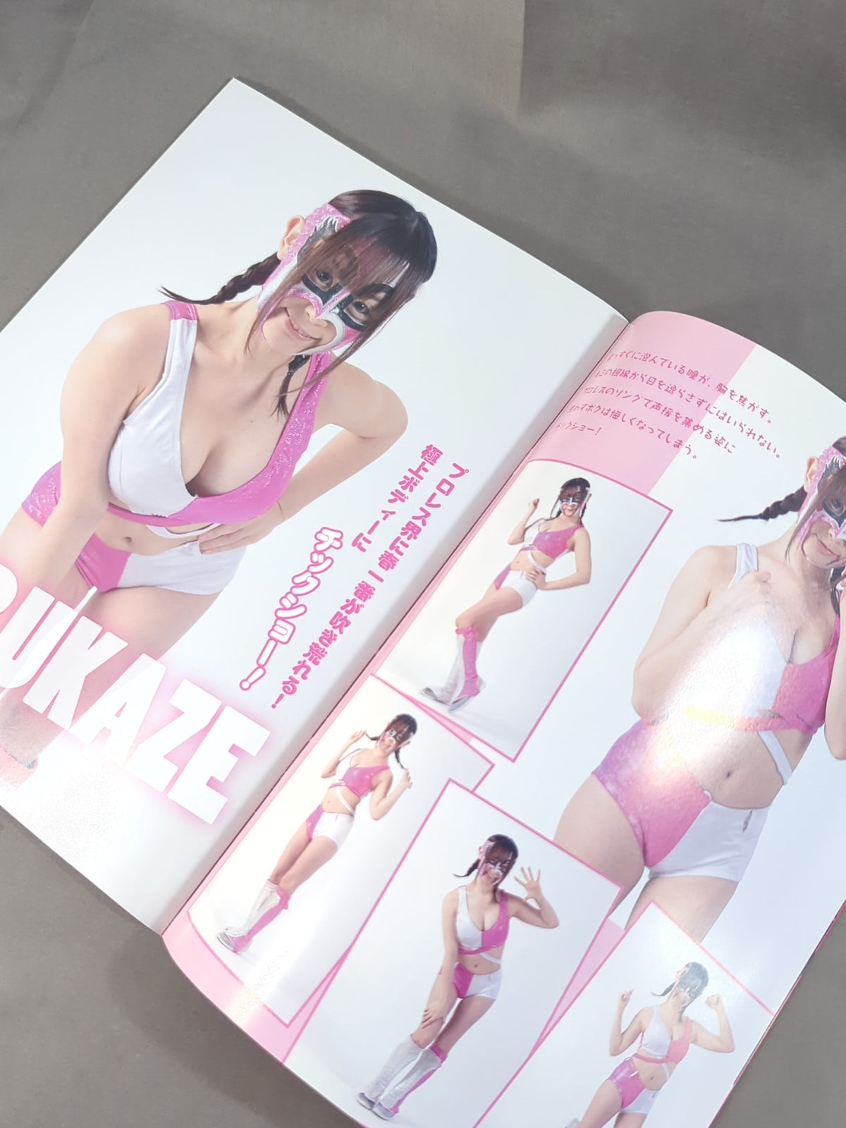 [Ken Oka  hand signed autograph ] Ganbare☆Pro Wrestling  Official Guidebook 2018