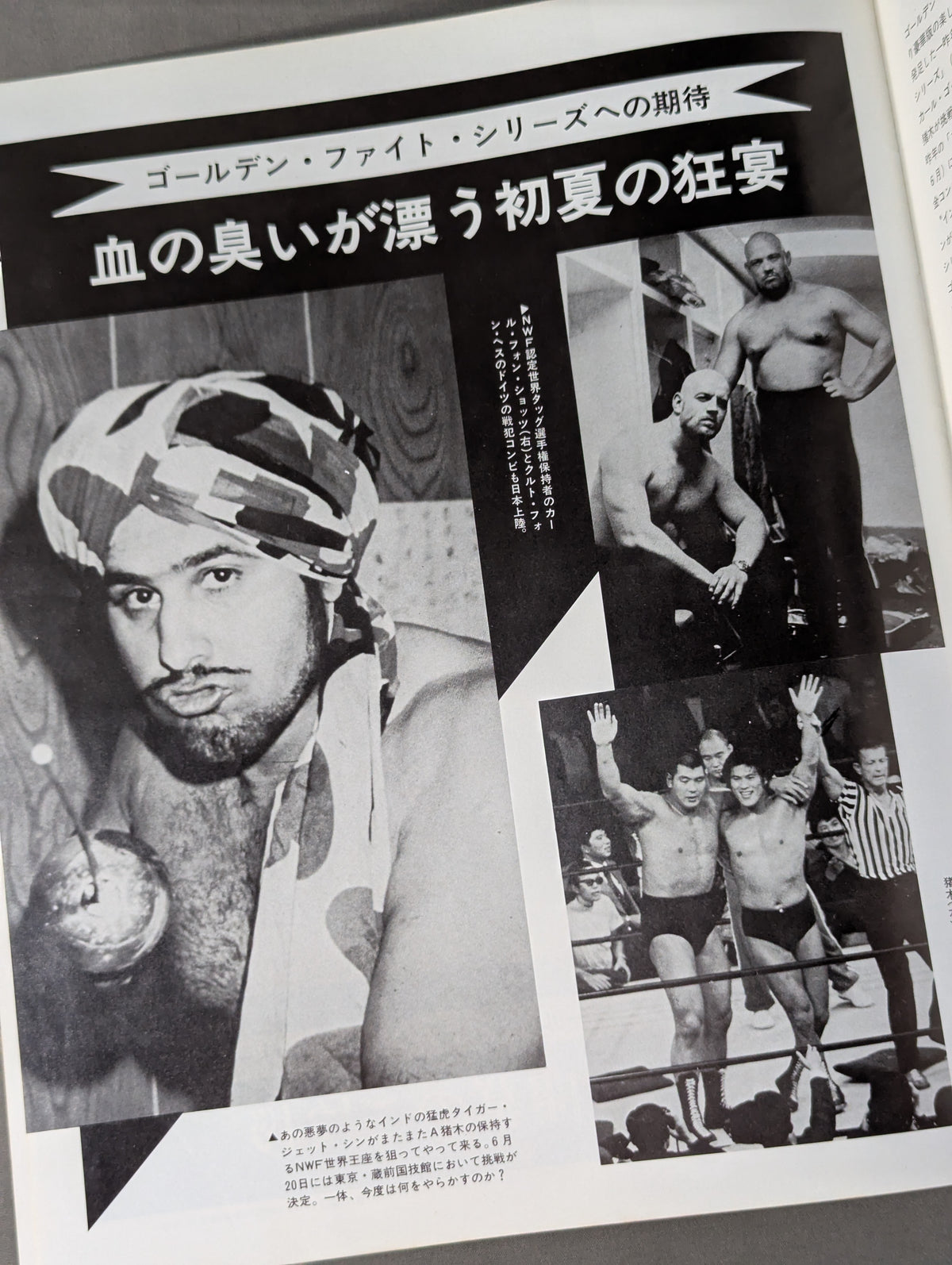 ★ Inoki vs Singh: First NWF Match ★ 74 Golden Fight Series