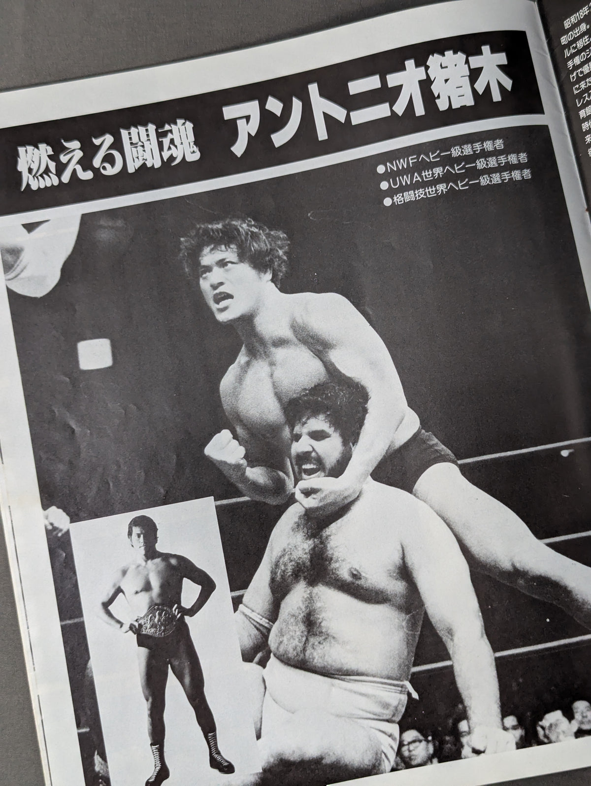 ★ Inoki vs Hulk Hogan NWF ★ 80 Fighting Spirits Series