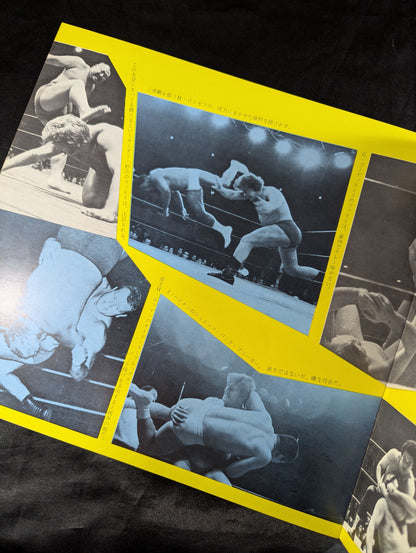 [Strong Kobayashi & Thunder Sugiyama  hand signed autograph ] 72 4th IWA World Series