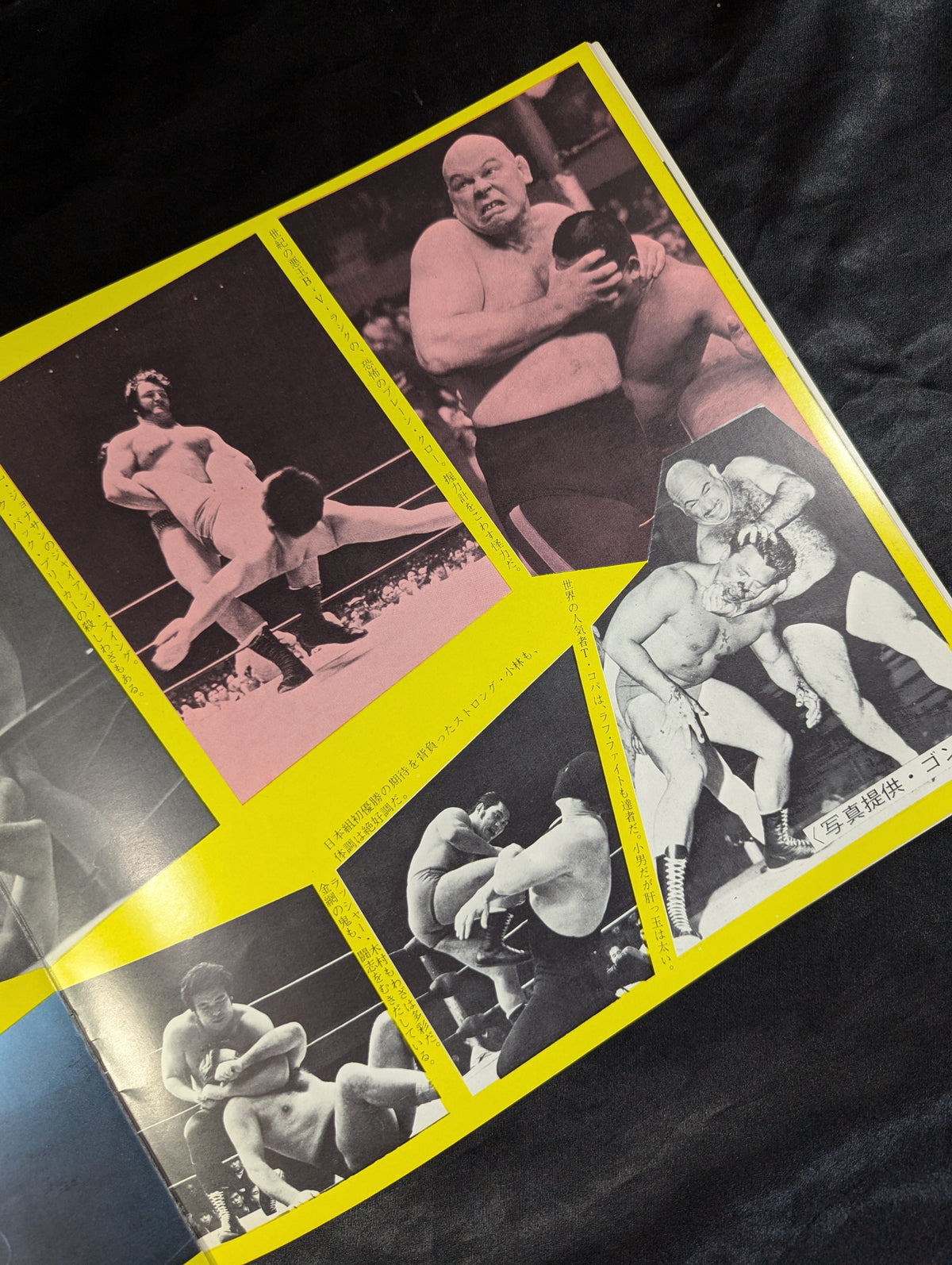 [Strong Kobayashi & Thunder Sugiyama  hand signed autograph ] 72 4th IWA World Series