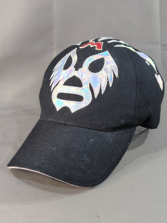 Mil Mascaras  Mask Cap (Trade Black× Silver)