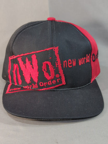 nWo (Wolfpack) Cap (2) (WCW/Black×Red)