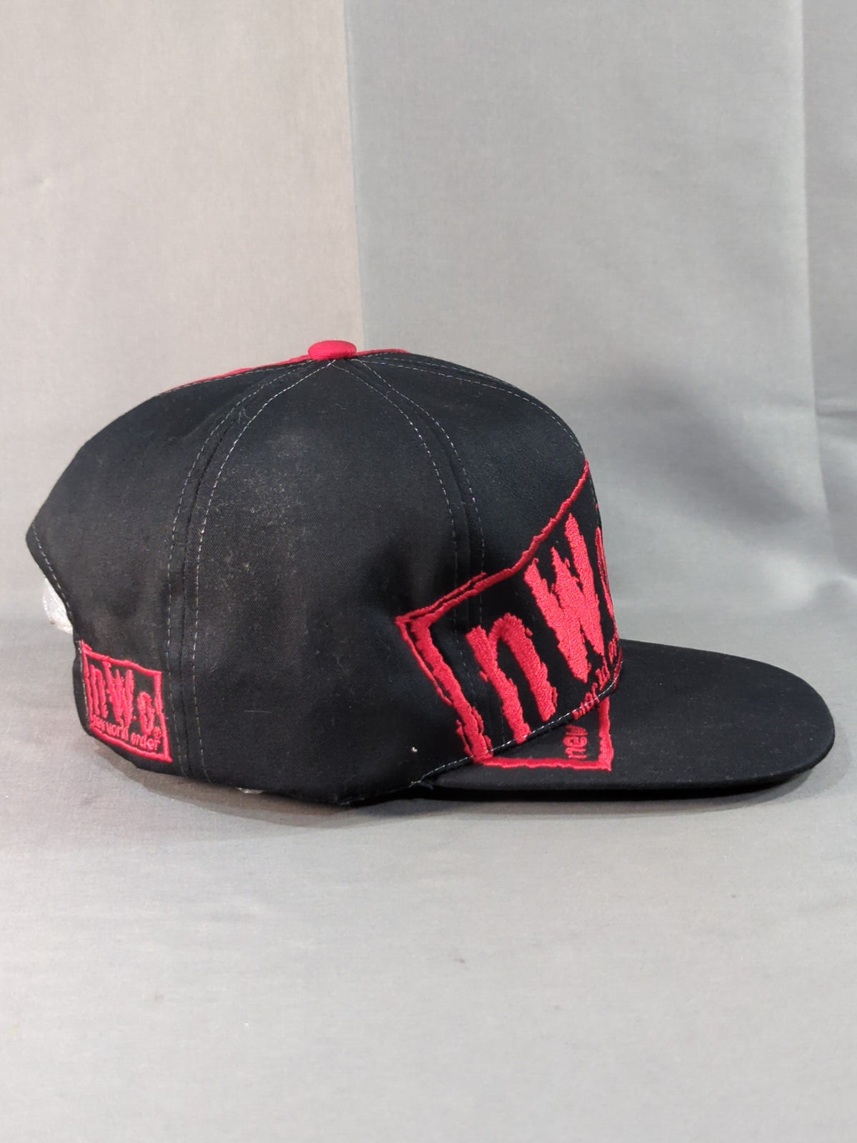 nWo (Wolfpack) Cap (2) (WCW/Black×Red)