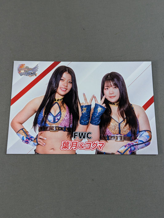 FWC(葉月＆コグマ) ポストカード(14th GODDESSES OF STARDOM)