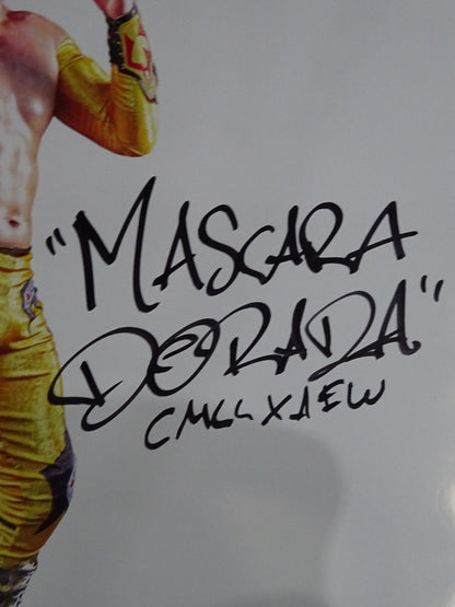 【hand signed autograph】 Mascara Dorada  Poster (1)