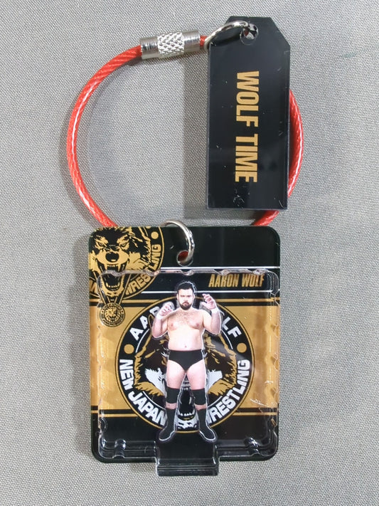 Wolf Aron Blister pack-style acrylic keychain