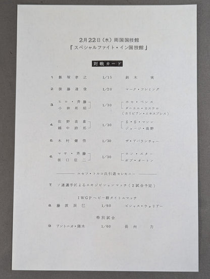 スペシャルファイト・イン国技館