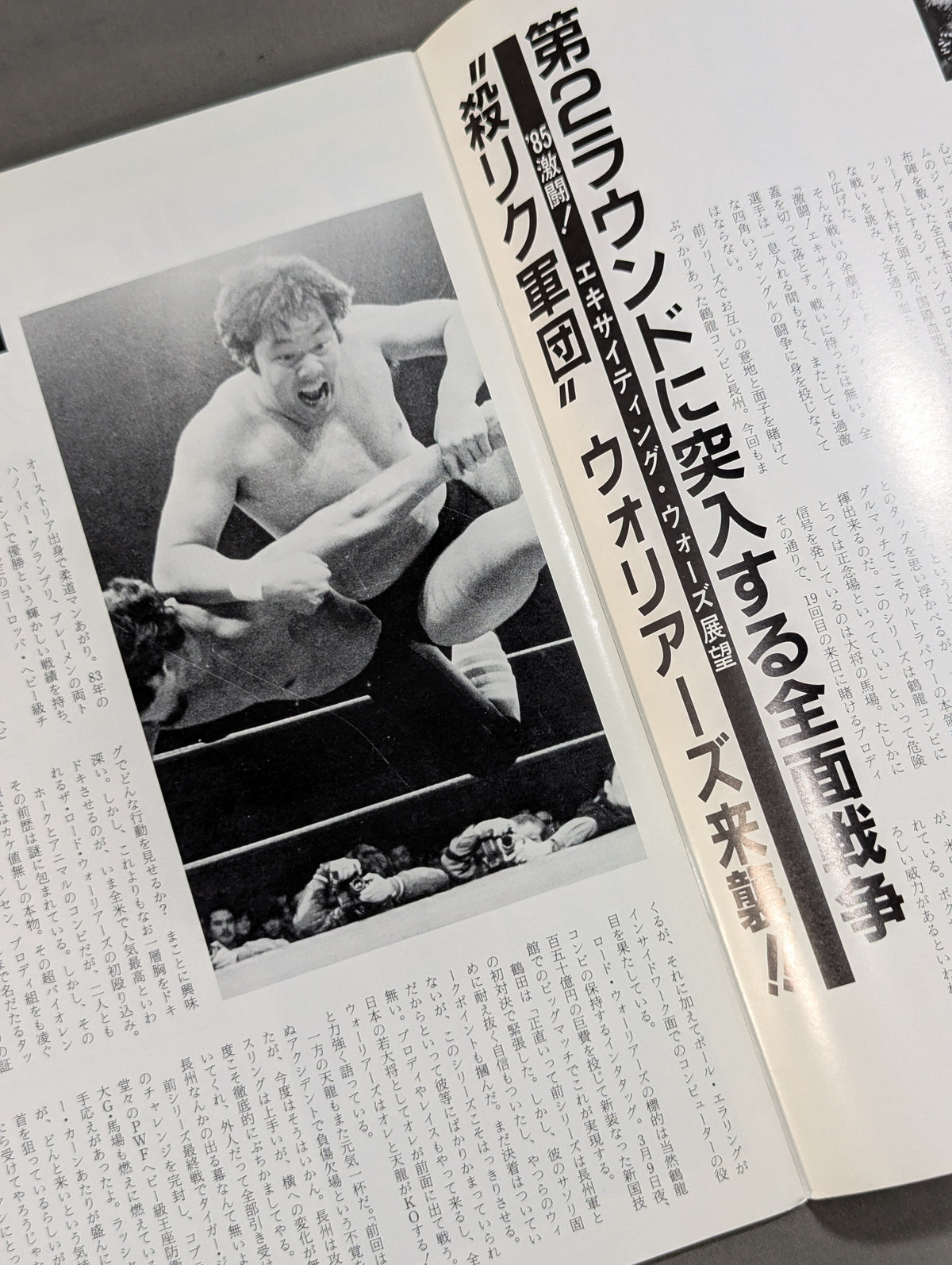 ★鶴龍vsウォリアーズ インタータッグ戦★ 85激闘!エキサイティング・ウォーズ