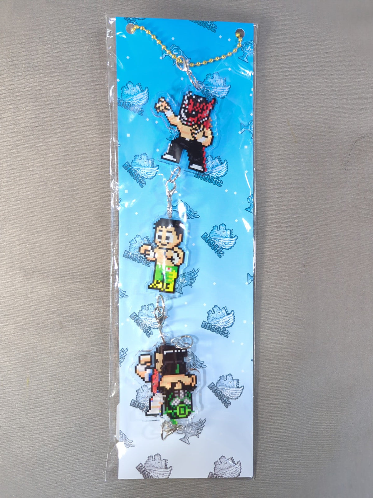"dotswrestler" Connectable Acrylic Keychain BOSJ32 (Set B)