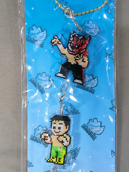 "dotswrestler" Connectable Acrylic Keychain BOSJ32 (Set B)