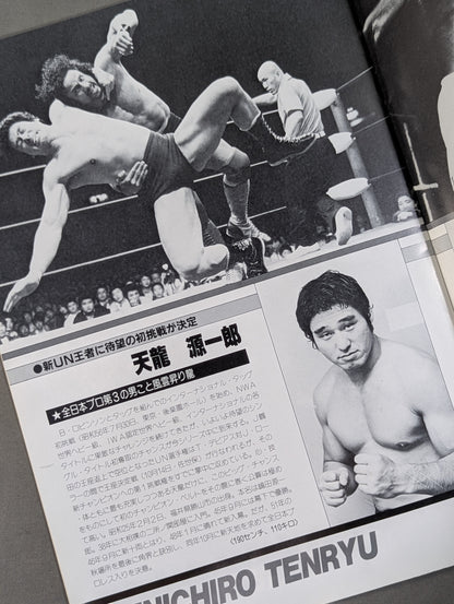 ★ Tenryu vs De Beers UN Heavyweight Match ★ 83 Giant Series