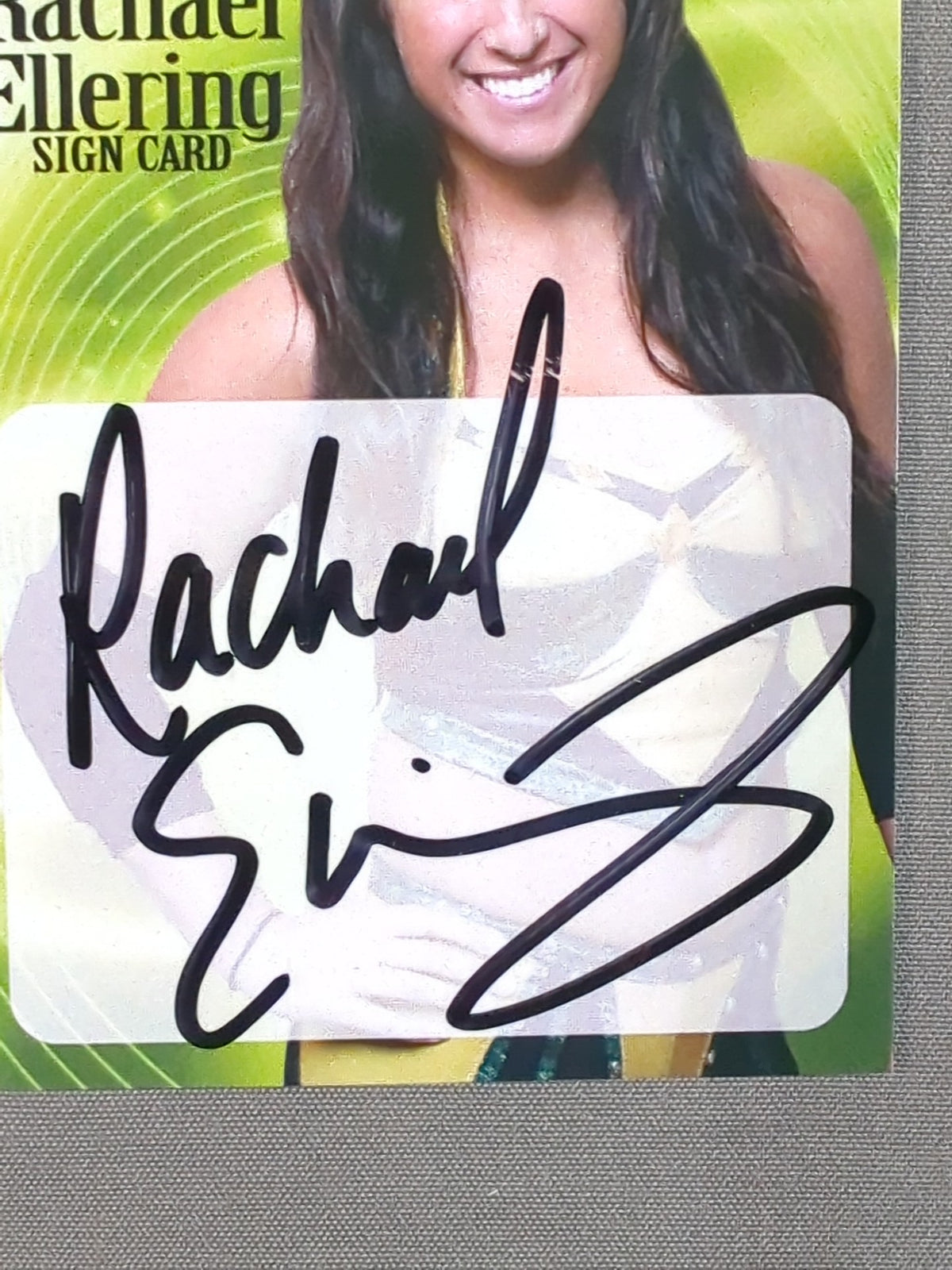 2018 STARDOM COLLECTION CARD レイチェル・エラリング 公式サインカード