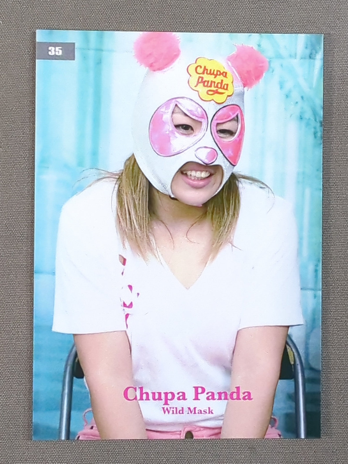 2018 STARDOM COLLECTION CARD Chupa Panda (Hazuki) Official autographed card
