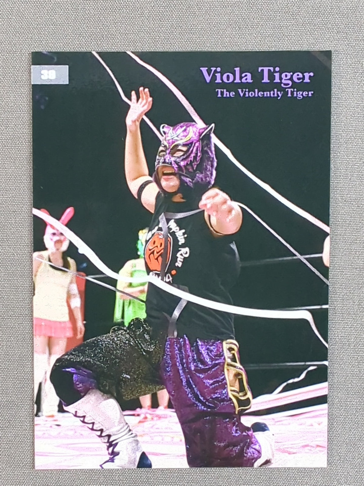 2018 STARDOM COLLECTION CARD Viola Tiger (Natsuko Tora ) Official autographed card