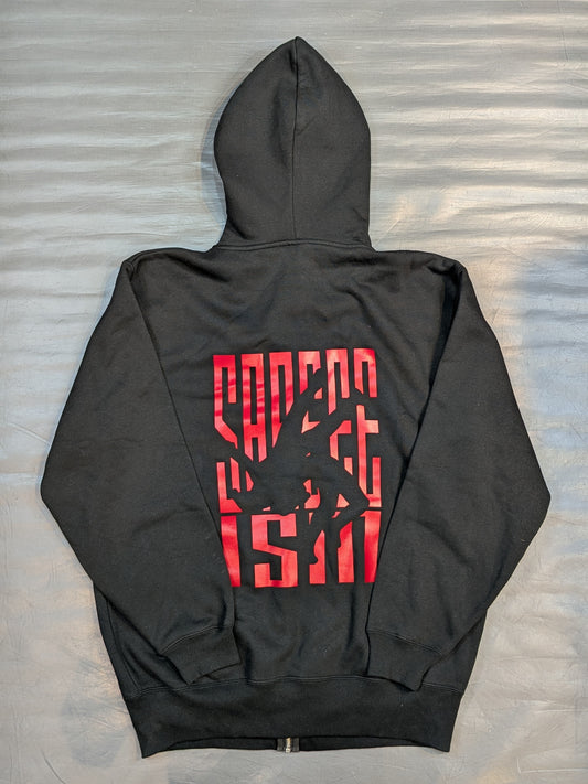 Sareee (SARRAY) "SAREEE ISM" zip hoodie  (black)