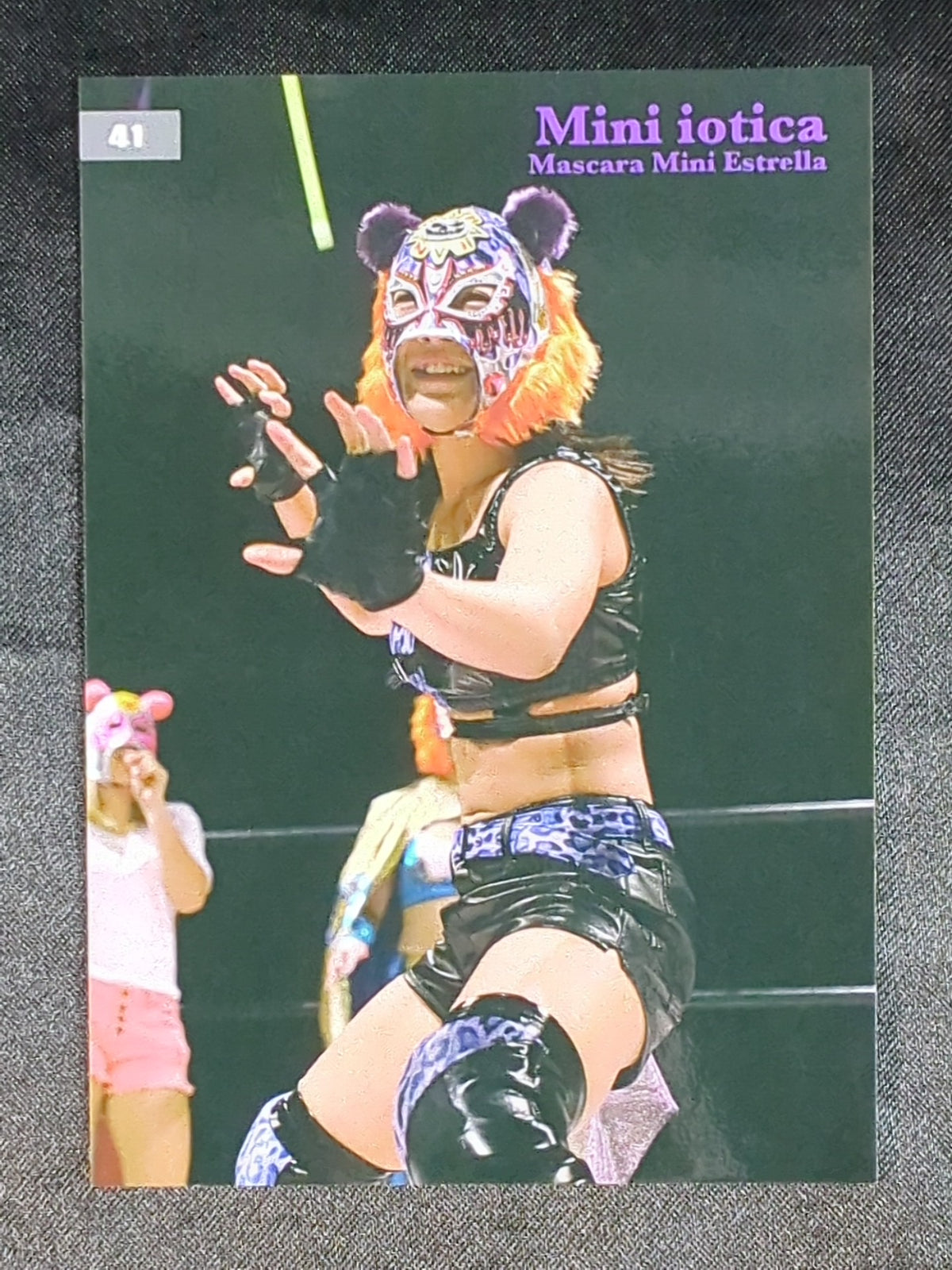 2018 STARDOM COLLECTION CARD ミニイオティカ(AZM) 公式サインカード