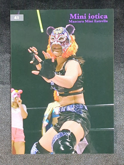 2018 STARDOM COLLECTION CARD ミニイオティカ(AZM) 公式サインカード