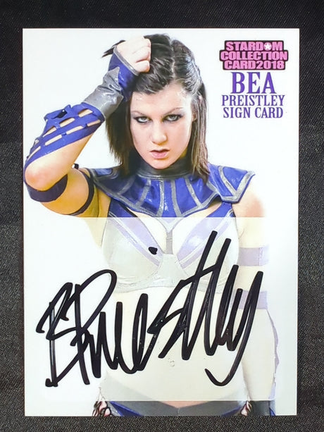 2018 STARDOM COLLECTION CARD ビー・プレストリー 公式サインカード(23)