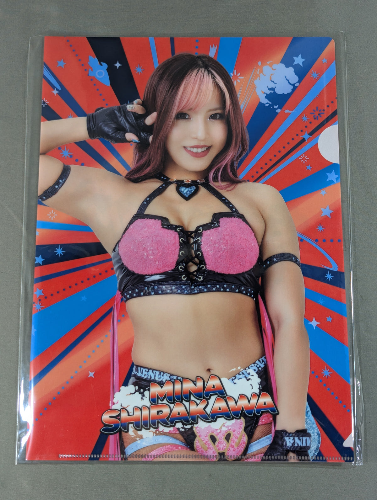 Mina Shirakawa  plastic file folder  (STARDOM POP UP TOUR)