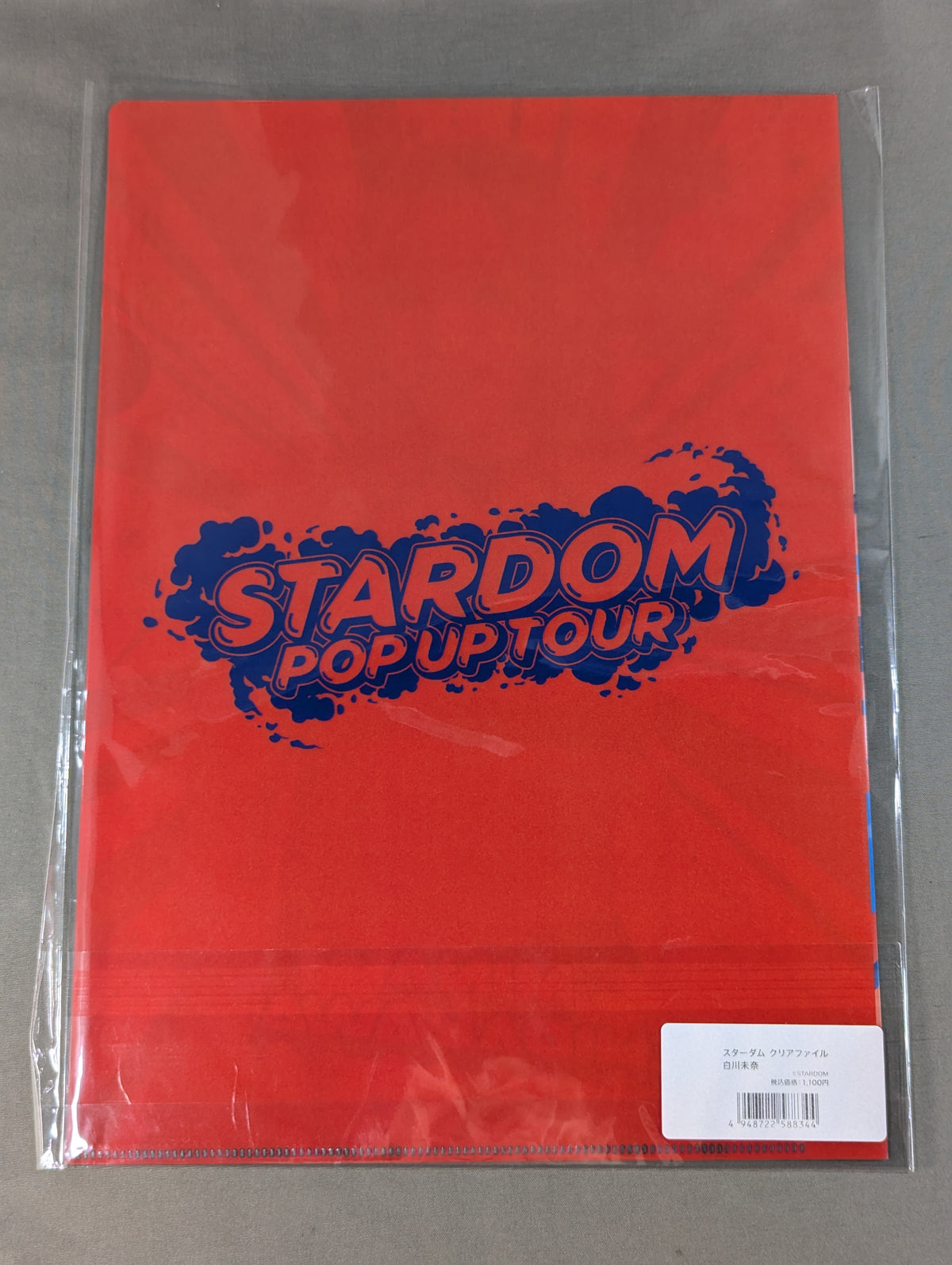 Mina Shirakawa  plastic file folder  (STARDOM POP UP TOUR)