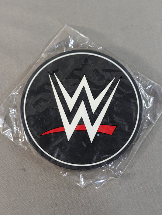 WWE Logo Rubber Coaster