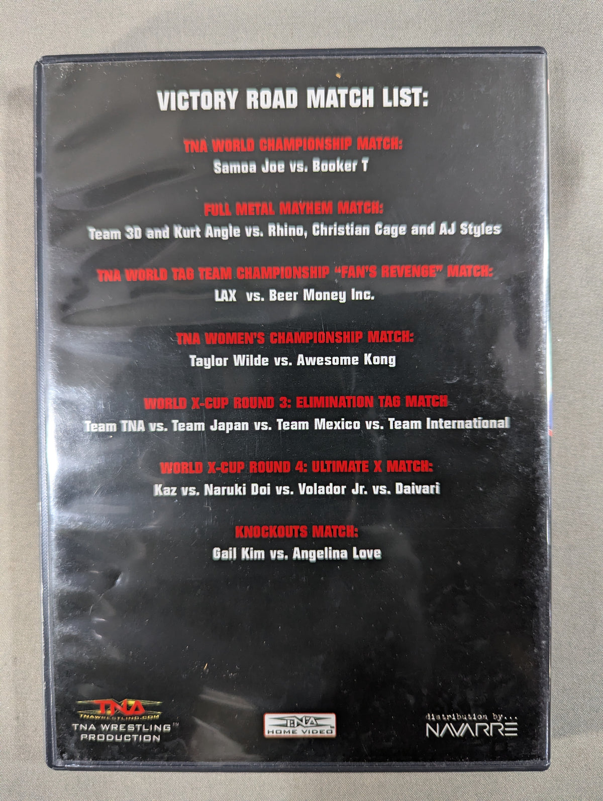 ★TNA CROSS THE LINE 3★ VICTORY ROAD 2008