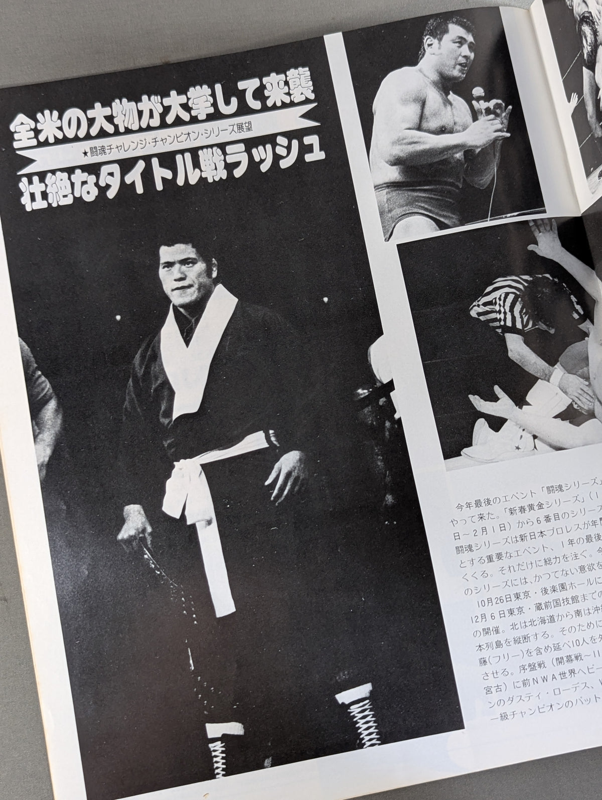 ★ Inoki vs Backland WWF Match ★ 79 Fighting Spirit Series [Final Match]