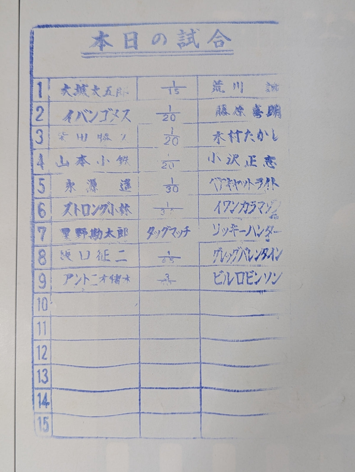 ★ Inoki vs Robinson NWF ★ 75 Fighting Spirits Series Part 2